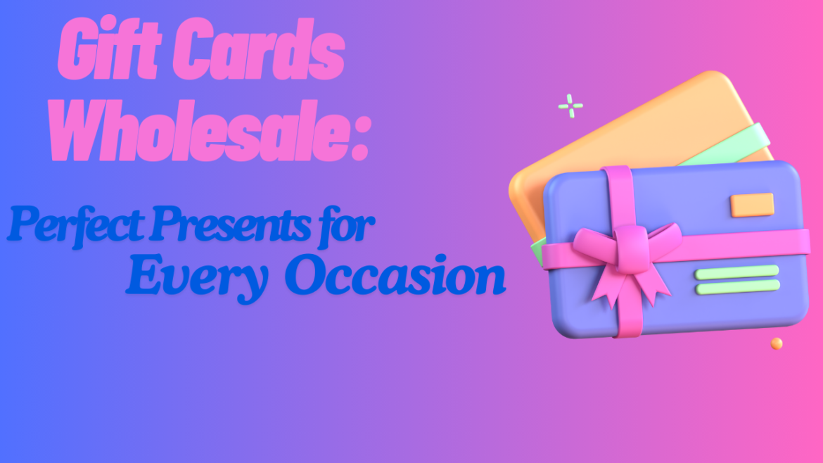 gift cards wholesale